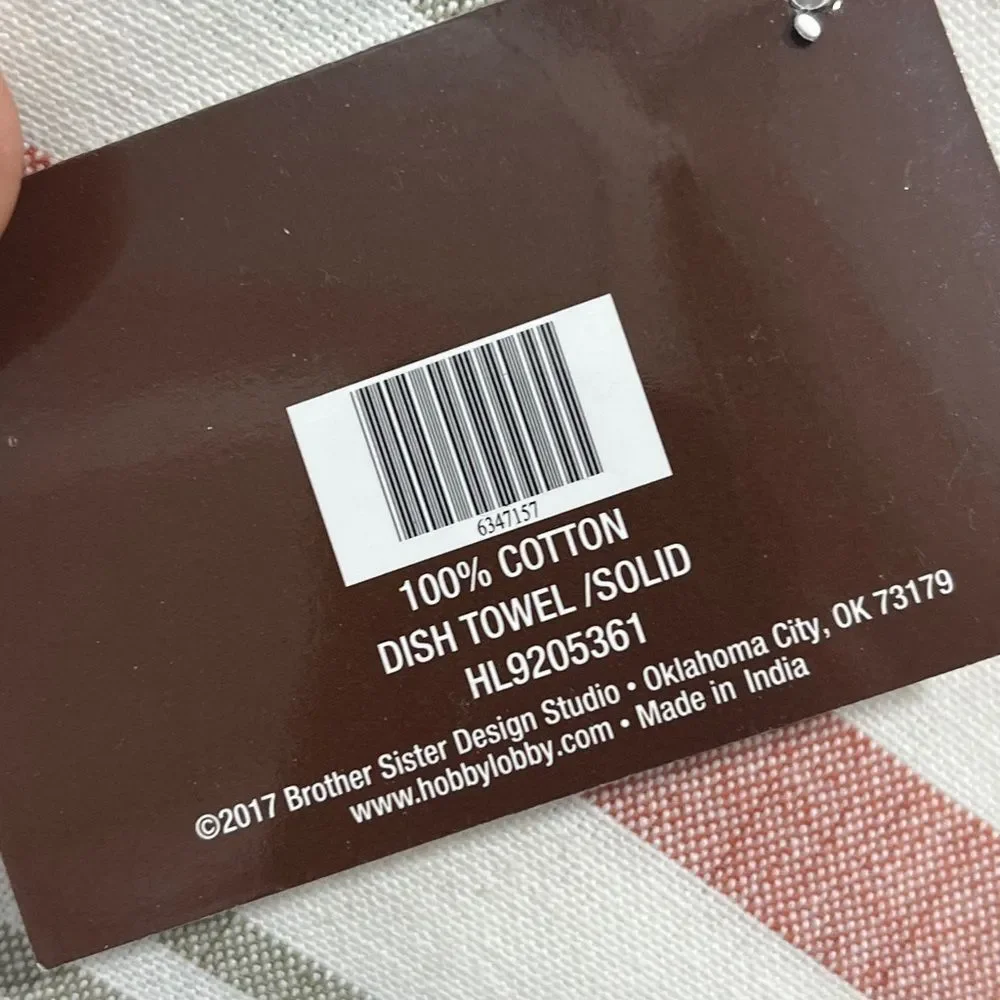 NWT stripes kitchen towels set